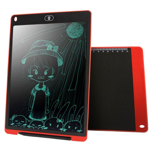 Tablette d'Écriture LCD 12 Pouces Rouge