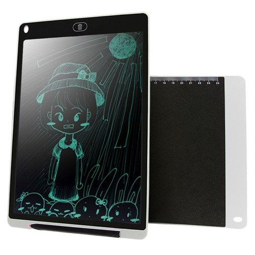 Tablette d'Écriture LCD 12 Pouces Blanche