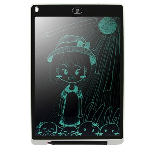 Tablette d'Écriture LCD 12 Pouces Blanche